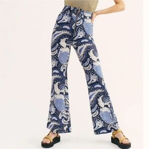 Alice McCall Paisley Print Flare Pants Size 6